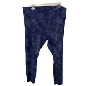 Lululemon Women’s Leggings Size 20 3X Blue Tie Dye High Ris